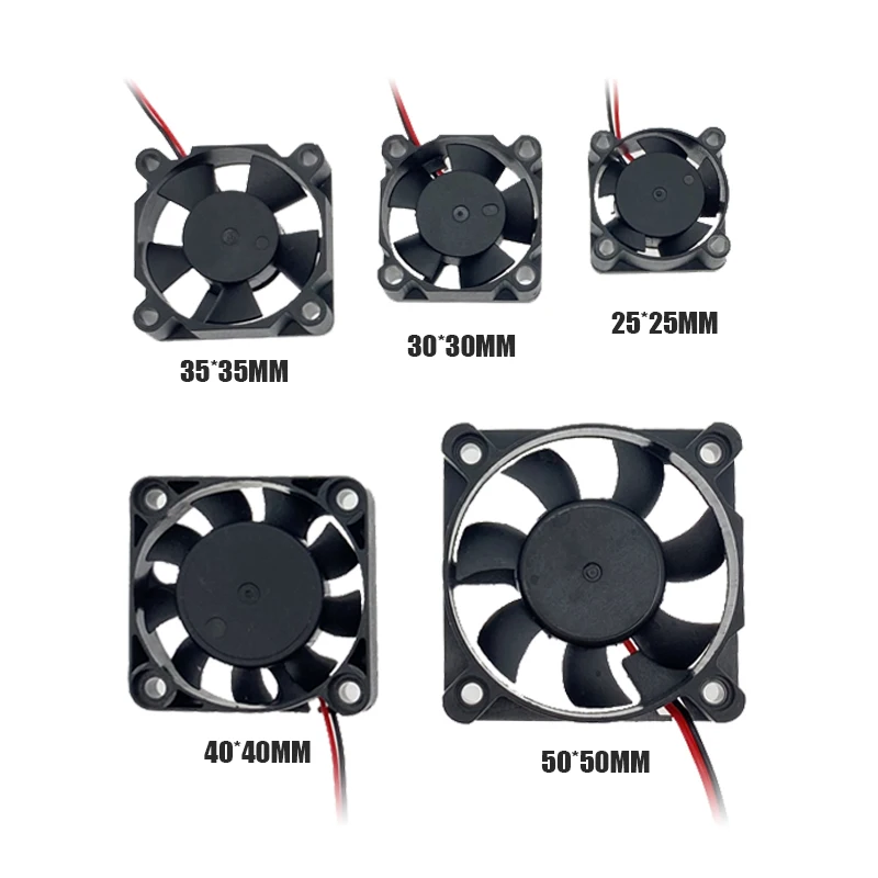 5 فولت-7 فولت 150A موتور تيار مباشر ESC مروحة 25/30/35/40/50 مللي متر ل Hobbywing XERUN EZRUN QUICRUN ESC RC نموذج أجزاء jst المكونات #4