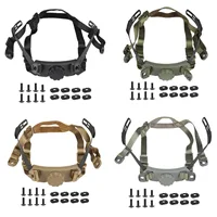 Sistema de suspensión interior para casco táctico, cascos CS portátiles, correa de bloqueo de cabeza ajustable, accesorios para casco de corte alto FAST SF