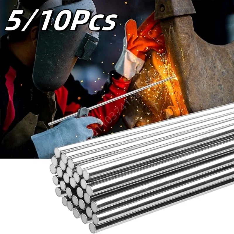 5/10Pcs Low Temperature Easy Melt Aluminum Universal Welding Rod Cored Wire Rod Solder No Need Solder Powder Weld Bar