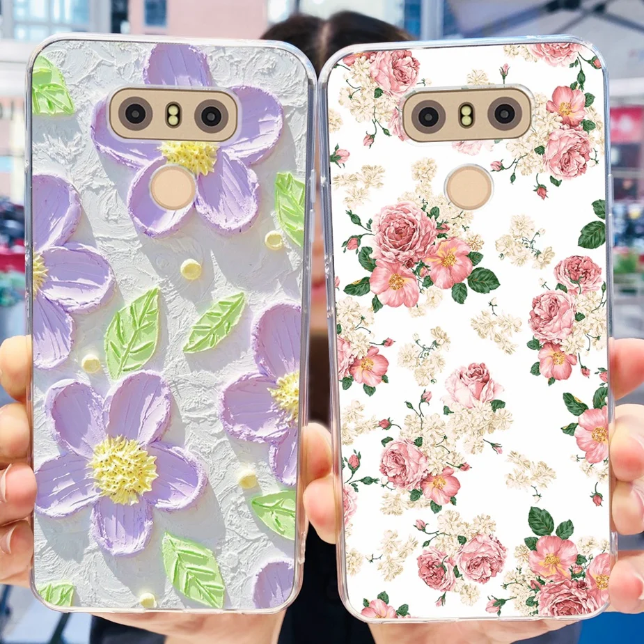 For LG G6 Case LG G6+ H870 H871 H872 H873 H870K Cute Fashion Painted Cover Soft TPU Phone Case For LG G6 Plus LGG6 Fundas Bumper