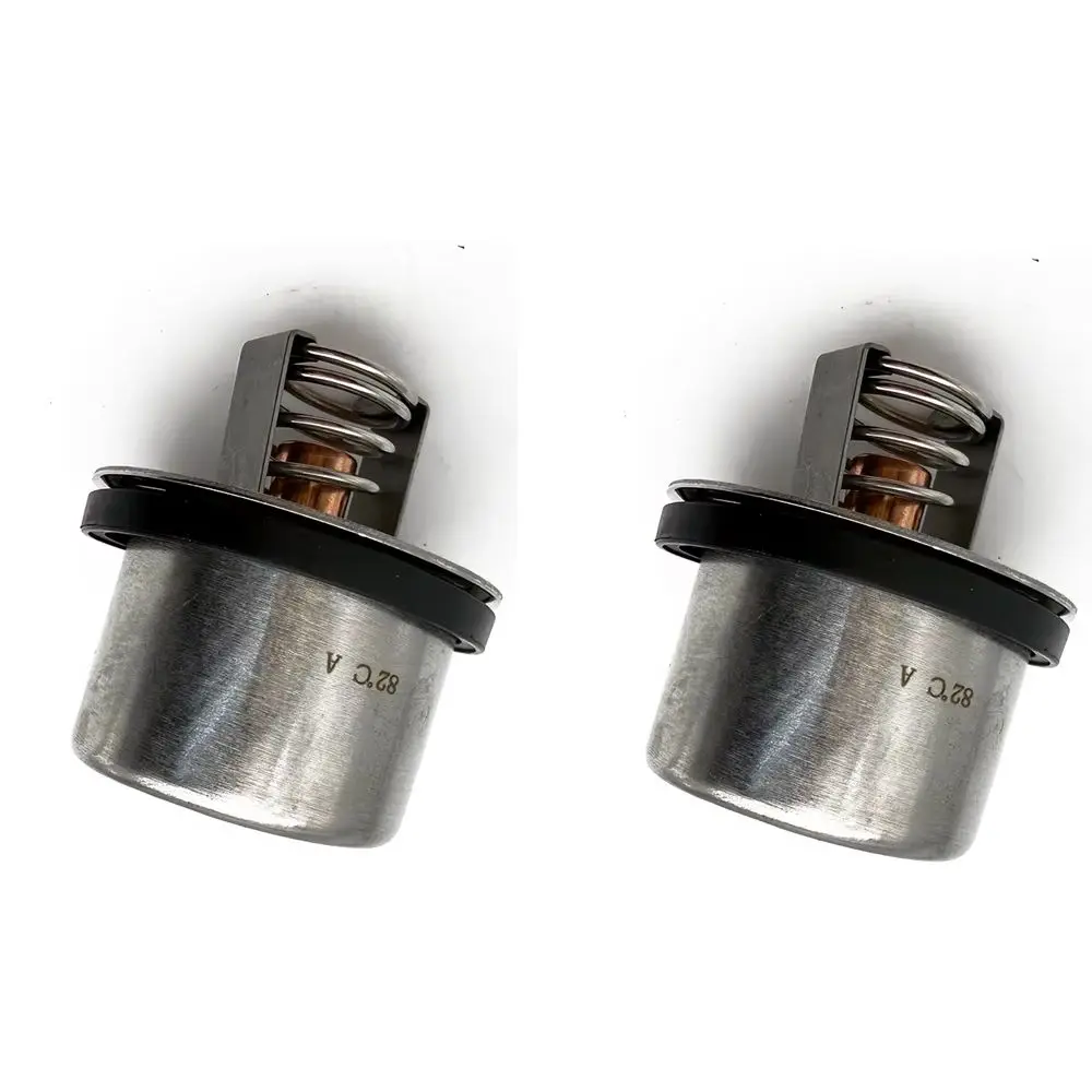 2 Pcs 164° DEG Thermostat Fit for Detroit Diesel S60 S50 Engine, Replace 23503827 023503827 681848 681829