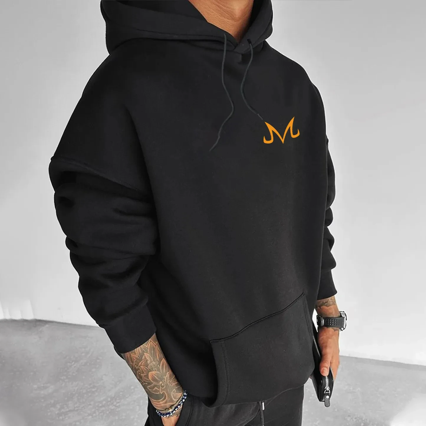 أنيمي سون جوكو لعبة دراغون بول Harajuku هوديي الشارع ارتداء الرجال الخريف الشتاء معطف بقلنسوة المتضخم النساء طويلة الأكمام للجنسين #4