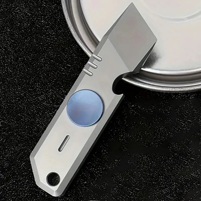 Titanium Alloy Crowbar Multifunctional EDC Fingertip Gyro Decompression Toy With Bottle Opener Portable Tool Gift