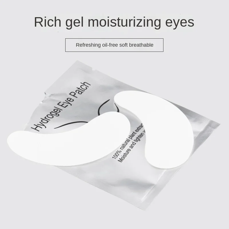 New 50 Pairs U Shape Eyelashes Gel Patch Grafting Eyelash Under Pads Foam Eye Patches for Eyelash Extension Paper Sticker Wraps