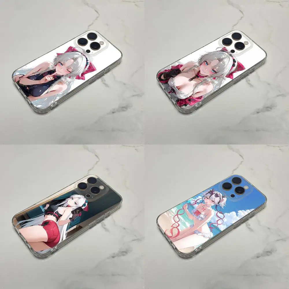 

Cute Carlotta W-Wuthering Waves Phone Case For iPhone 16,15,14,13,12,11 Plus,Pro,Max,XR,XS,Plus,E,SE4,Mini Transparent Cover