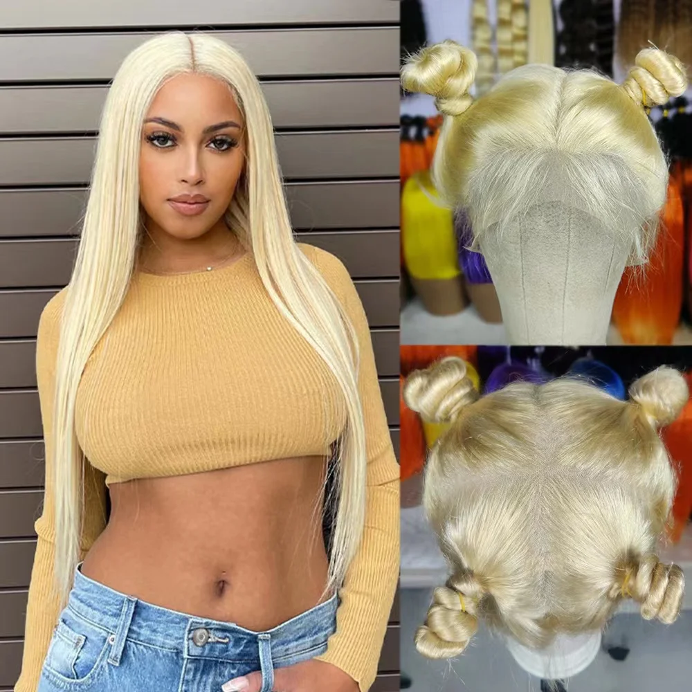 

Straight Honey Blonde Full Lace Wig t Pre Plucked Ombre HD Transparent Lace Frontal Wig human hair For Women Remy Hair