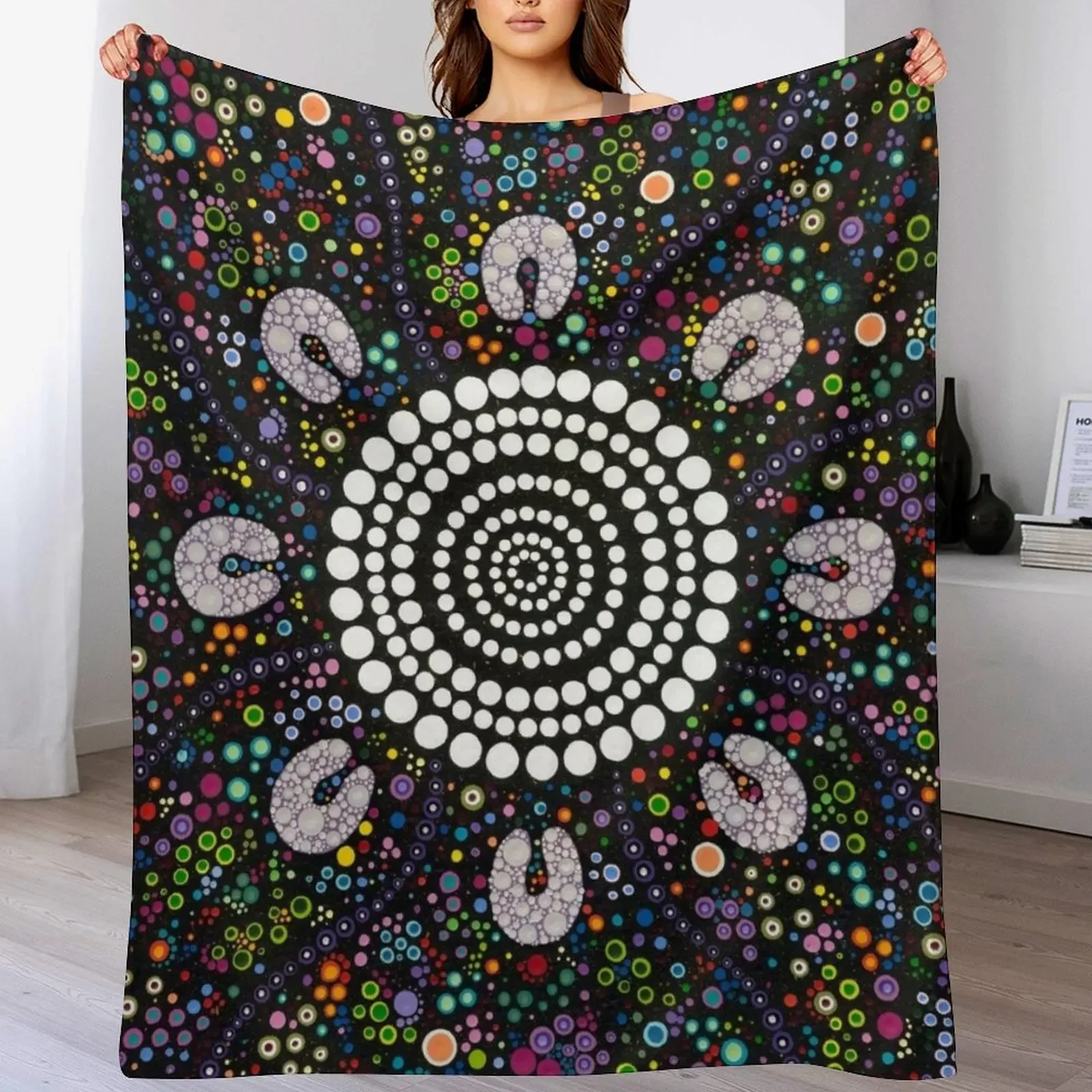 From Caring Comes Courage Throw Blanket Blankets For Sofas for sofa wednesday Bed covers Blankets