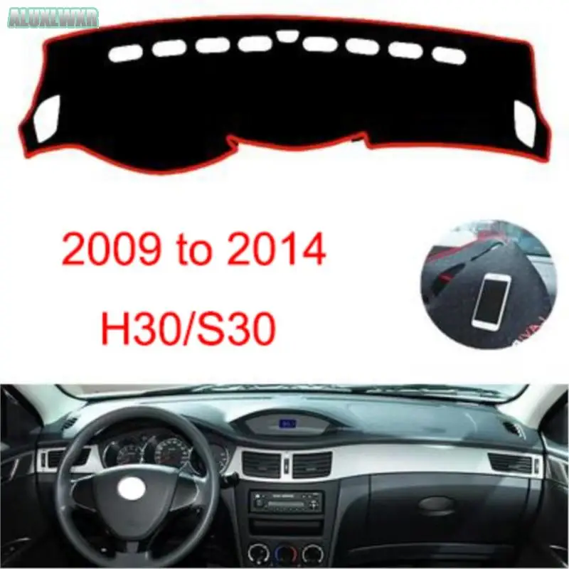 Car Dashboard Avoid Light Pad Instrument Platform Desk Cover Mats Carpets Auto Accessories For DongFeng H30 S30 DFM 2009 To 2014