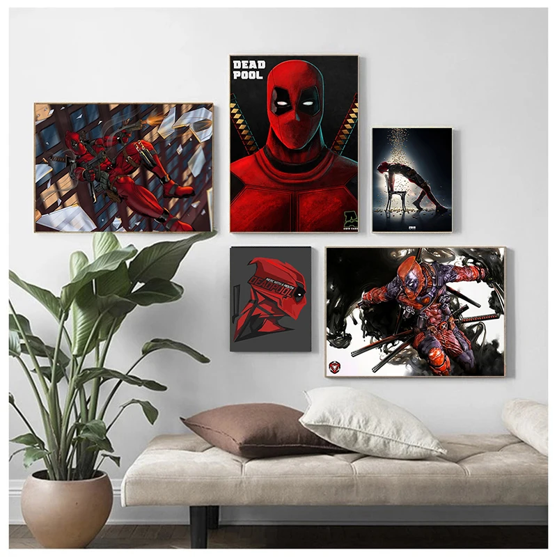 Disney Diamond Marvel Superhero Deadpool Posters Embroidery Cross Stitch 5d DIY Diamond Painting Cartoon Home Decor