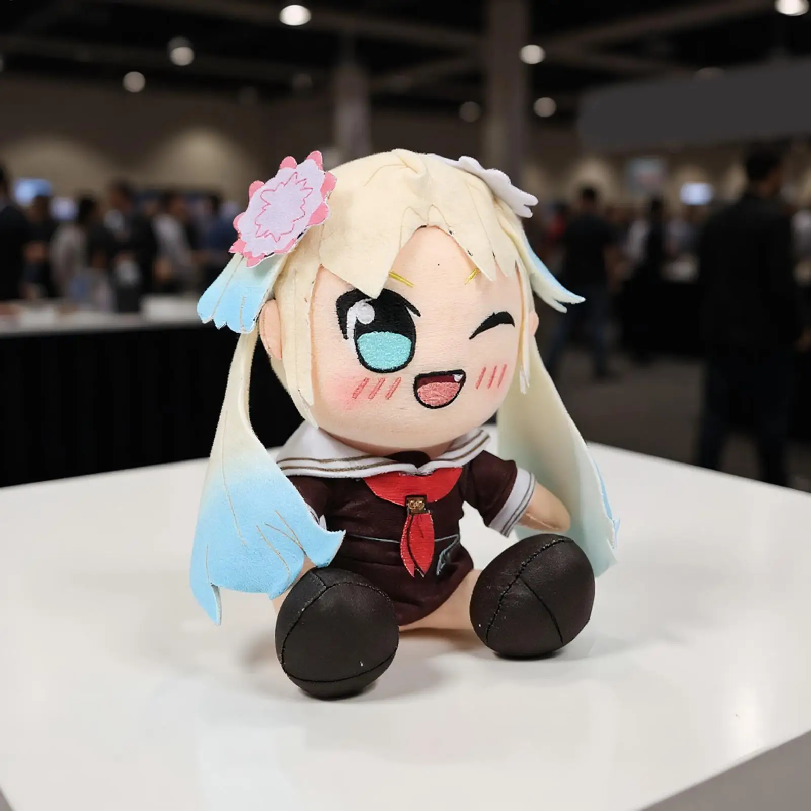 Para Osawa Ruruno muñeco de peluche Anime muñeco de peluche lindo almohada portátil de dibujos animados elegante muñeco de peluche suave para estante hogar escritorio de cumpleaños