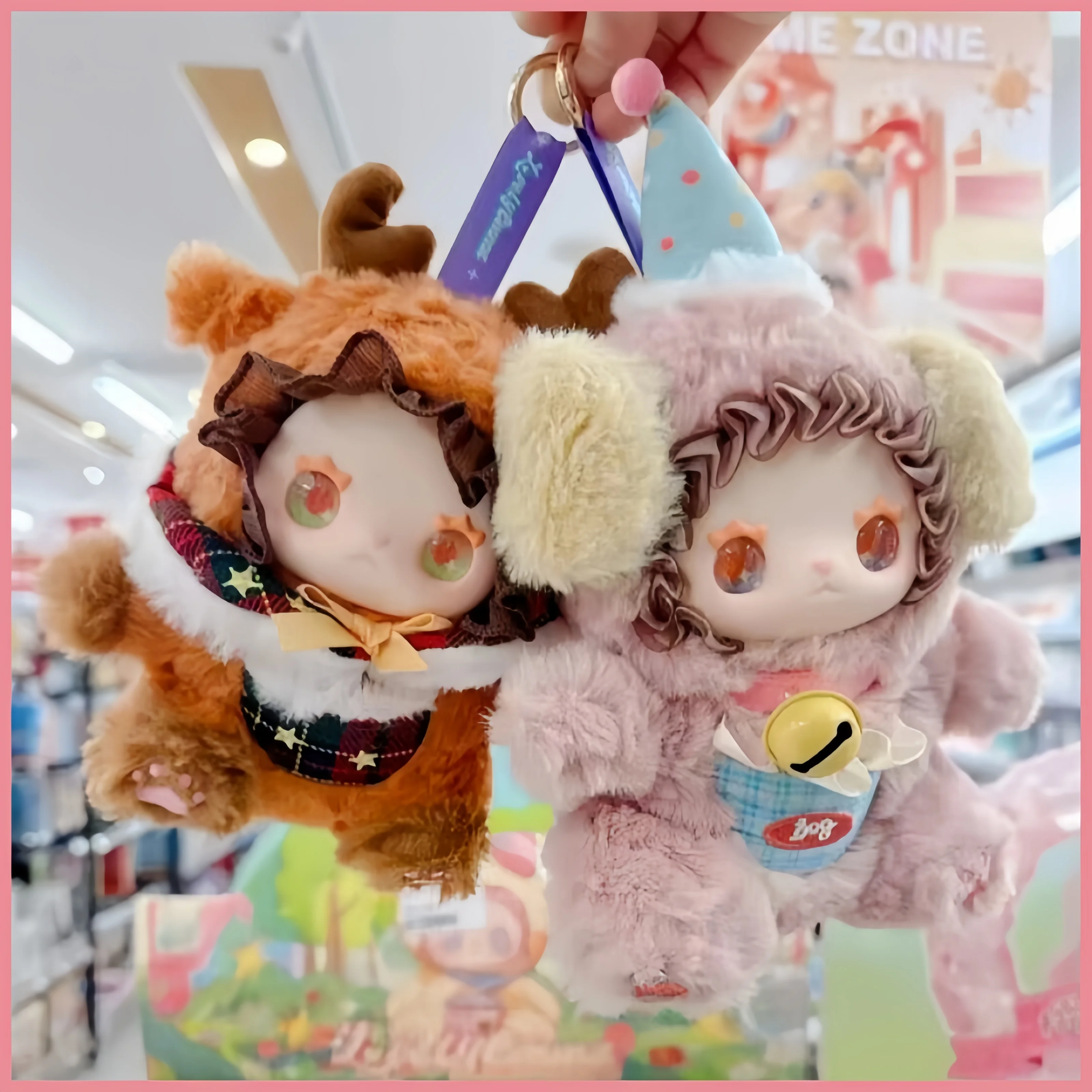 

Lovely Emma Pockets Zoo Plush Dolls Blind Box Series Mystery Box Toys Kawaii Figure Dolls Toy Gift Cute Anime Figures Gifts