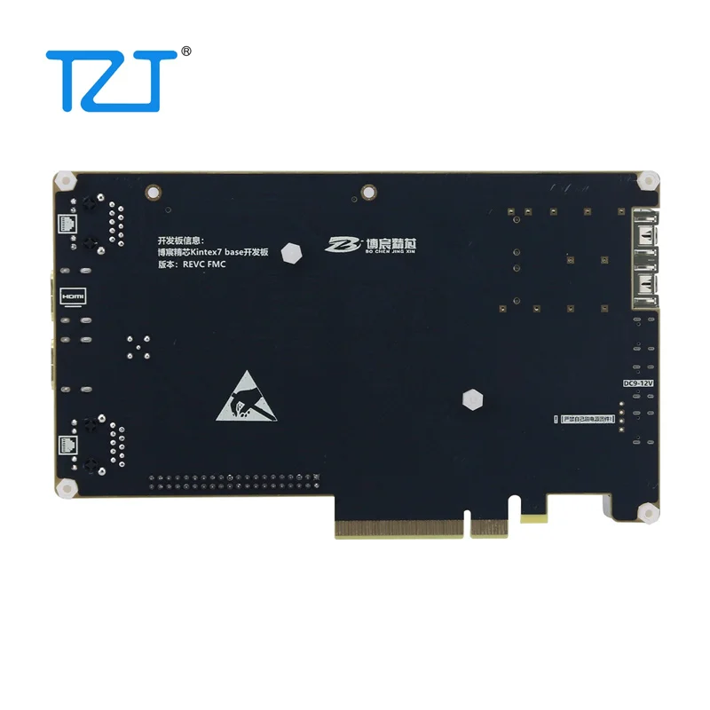TZT XC7K325T Kintex 7 Base Development Board FPGA Development Board Onboard 0.96-inch OLED for Xilinx