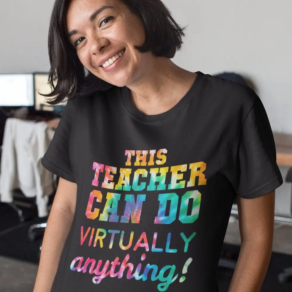 Teacher For Teachers Virtual T Shirt Can Virtually Do Anything Appreciation