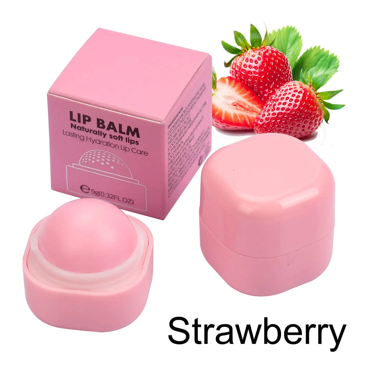 Drop Shipping And Private LabelNew Lip Balm Square Ball Spot Neutral No LOGO Lip Gloss Lipstick