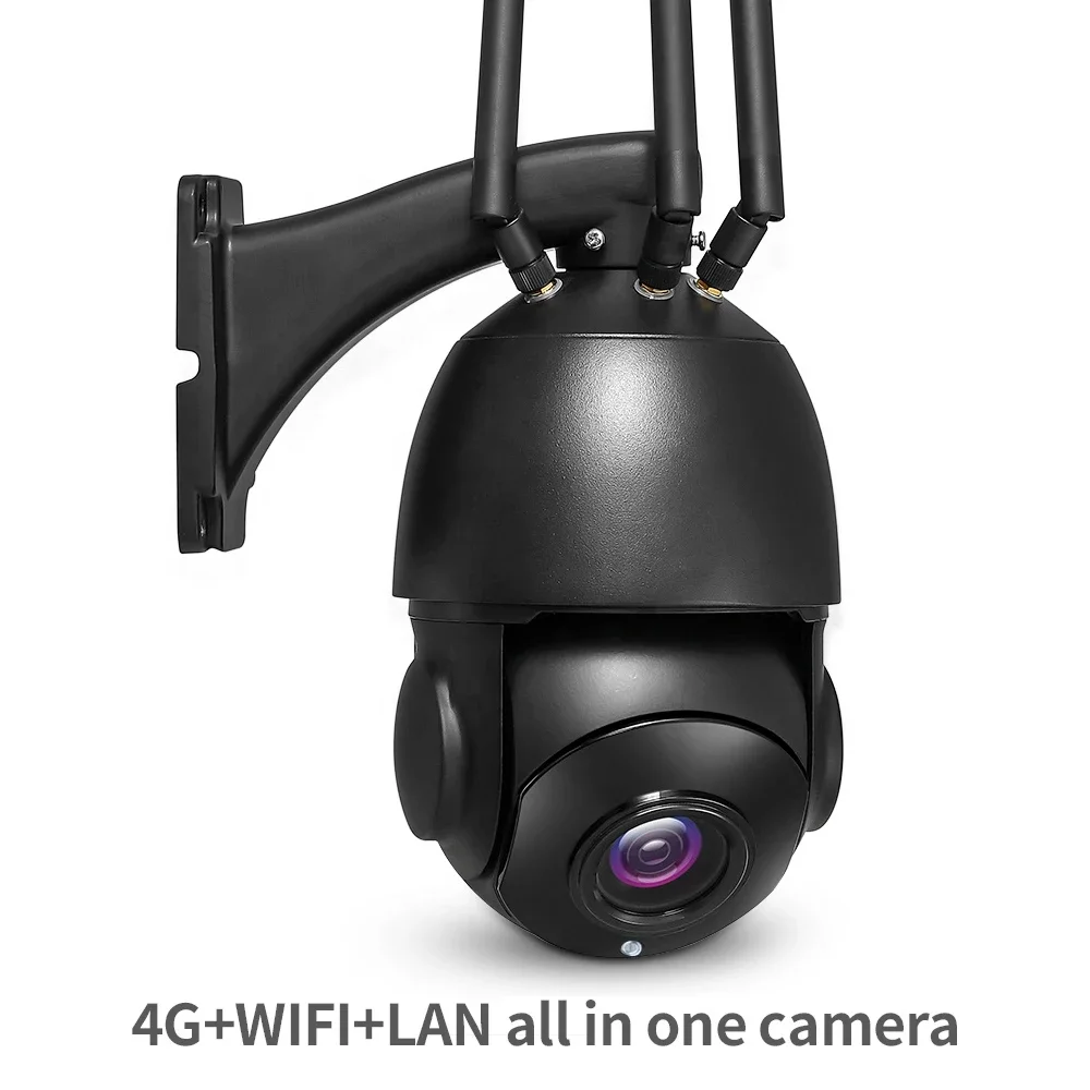 Kamera Cctv Ptz, Wifi keamanan kamera 30X Zoom Ip 8Mp nirkabel 4K 30X kamera Ptz luar ruangan sistem keamanan