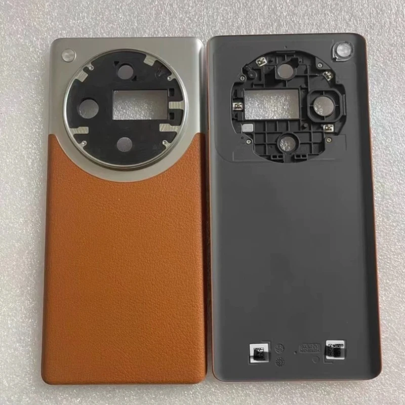 Battery Back Cover With Camera Frame (No Lens) For OPPO Find X7 PHZ110 Rear Door Housing Case+ adhesive Replacement Replacement