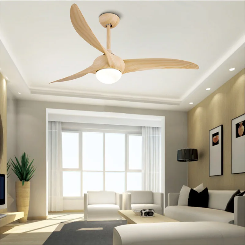 DC Variable Frequency Ceiling Fan Lights Simple Fashion 52 inch Restaurant living room Remote Control Mute Ceiling fan lights