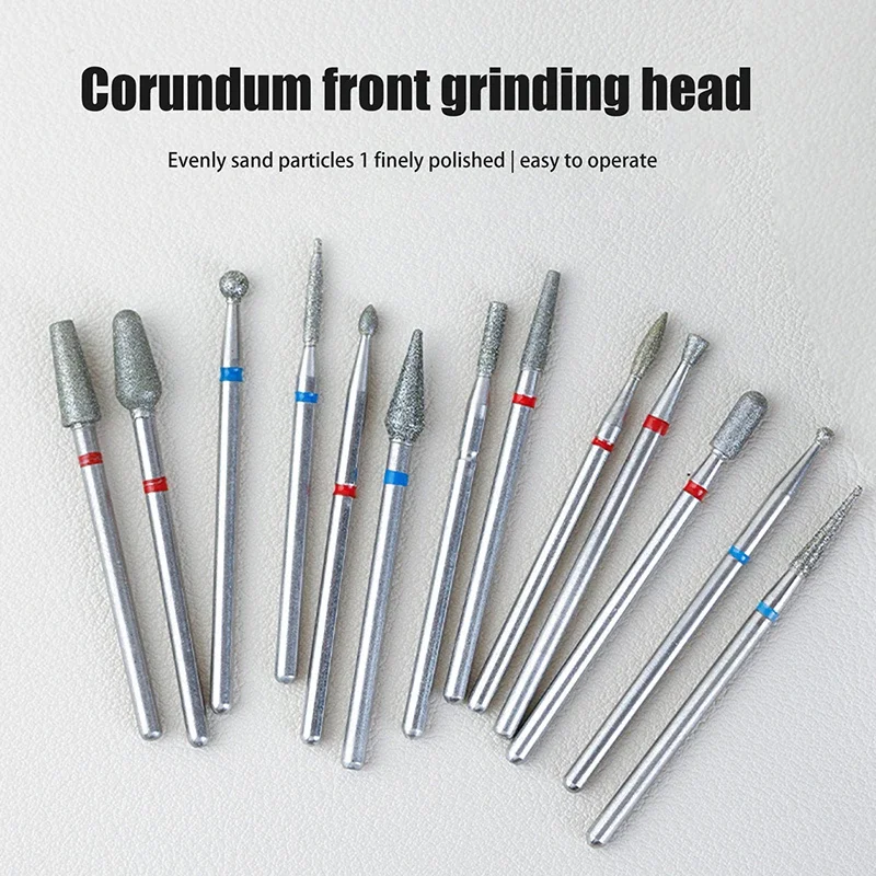 Diamond Nail Drill Bit Mill Cutter Alles voor manicure Machine Bit Gereedschap Accessoires Cuticle Clean voor het verwijderen van nagelgel