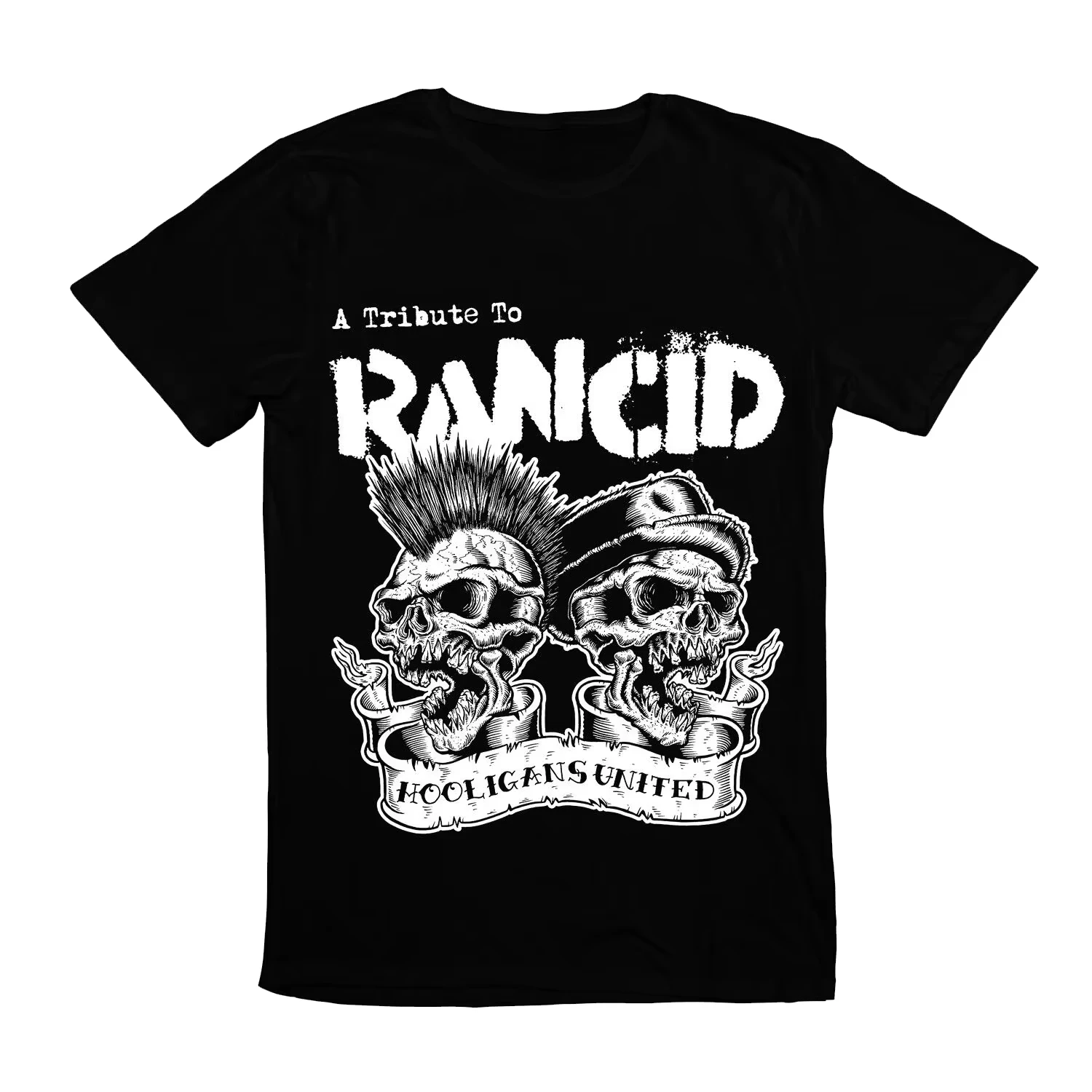 

Американский мультфильм Рок Уникальная музыка Панк Rancid Skull Street Thug с короткими рукавами Harajuku Вентилируемая повседневная футболка с принтом в новом стиле
