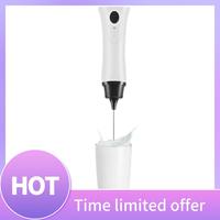 B69C Handheld Electric Coffee Mixer Frother Automatic Milk Beverage Foamer Cream Whisk Cooking Stirrer Egg Beater With Cover