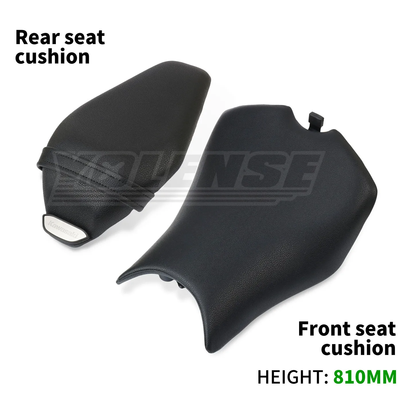 

Подушка-накладка на сиденье мотоцикла из кожи для Z900 Z 900 2025 2026, чехол на переднее сиденье водителя и заднее сиденье пассажира, подушка на седло