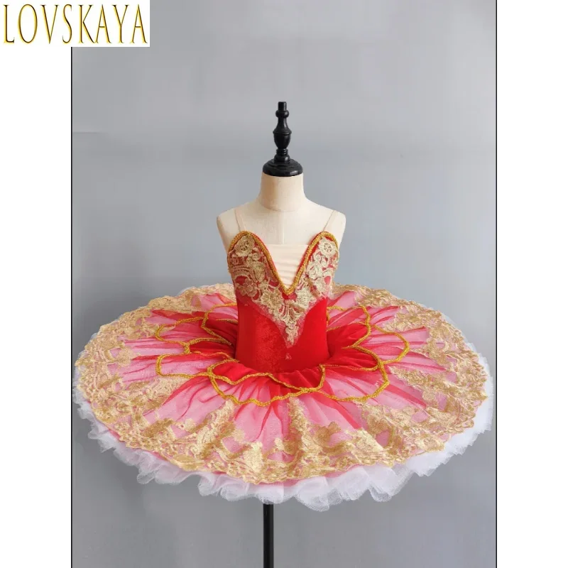 New Professional Ballet Girl's Pancake Performance Children's Ballet Girl's Dress