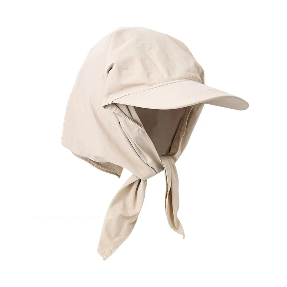 

Solid Color Headscarf Baseball Cap Nylon Baseball Hat Sunscreen Beach Hats Korean Style Sun Cap Peaked Cap Outdoor