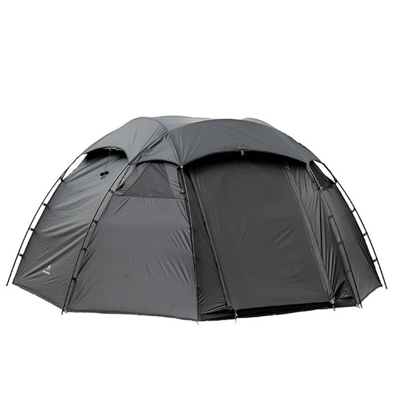 

Black Ball Camping Tent Outdoor Luxury Single Layer Tourist 210T Anti-tear Seams Taped Waterproof Windproof Family Hiking Beach