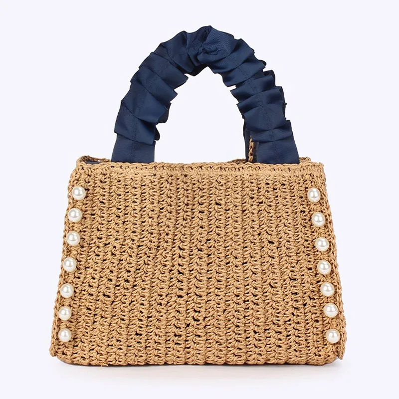 

Женская сумка ручной работы из соломенной ткани, пляжная сумка-тоут, женская сумка в богемном стиле, новинка