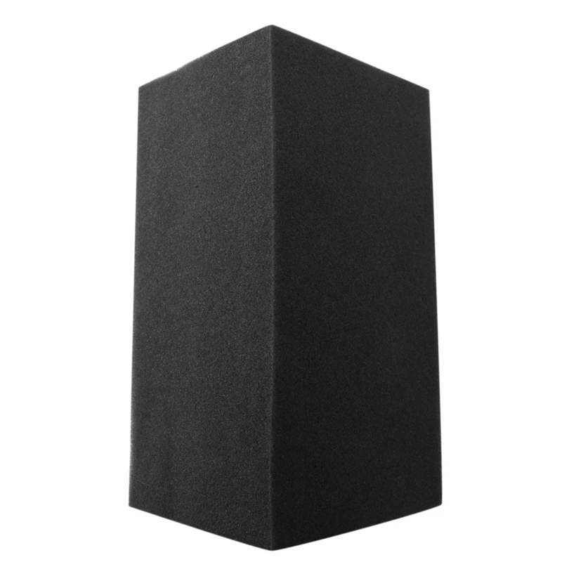 32Pcs Acoustic Foam 24Pc Bass Trap Wall Foam + 8Pc Square Sound Insulation Foam Flame Retardant High Density