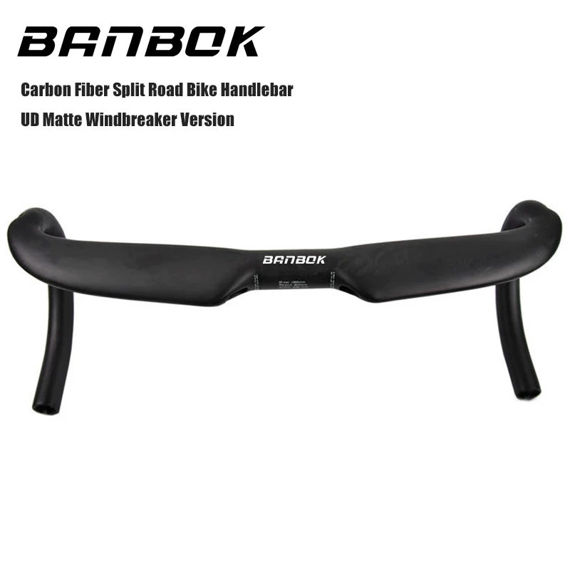 

Кермо из углеродного волокна для шоссейного велосипеда BANBOK, полная внутренняя проводка, сверхлегкий профессиональный руль Domestique, аксессуары для велосипеда