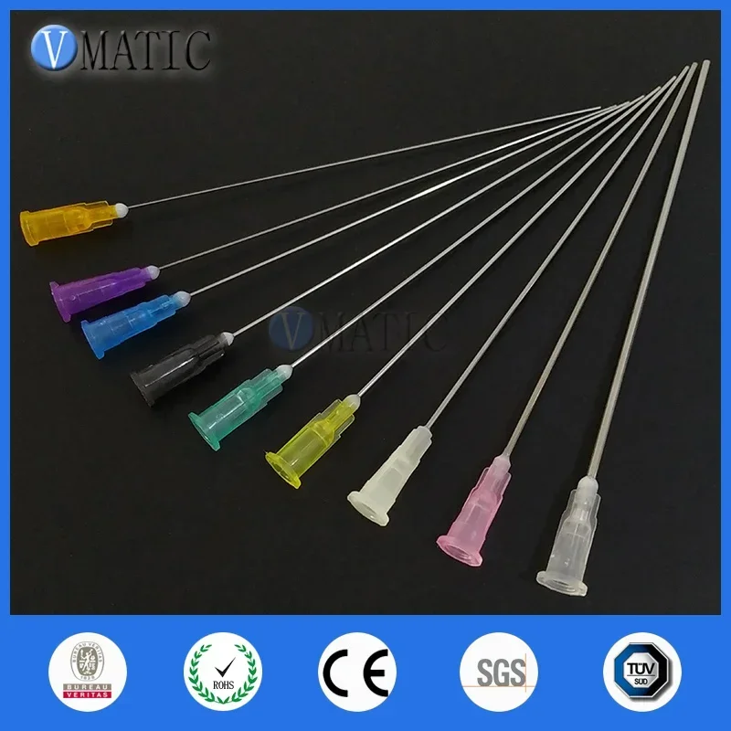 Free Shipping High Quality 100mm 10cm Tube Length Glue Fluid Adhesive Oil Ink Dispensing Blunt Needle