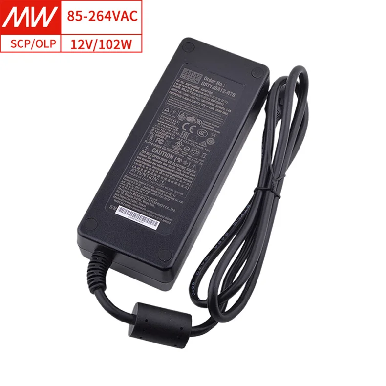 

GST120A12-R7B 12V 8.5A 120W Switching Power Supply High Efficiency 88.5% Low Standby Loss for Consumer Electronics