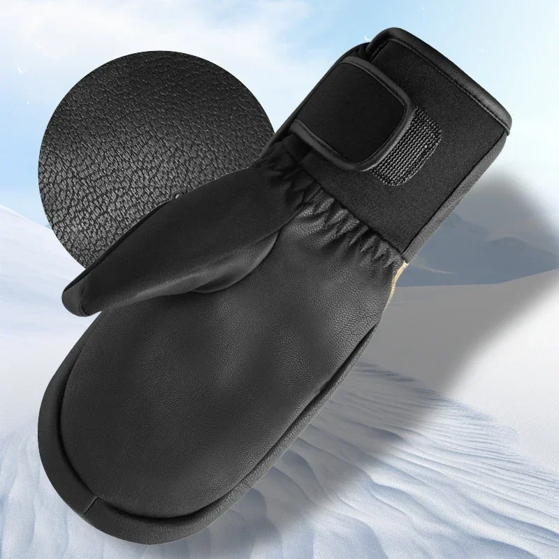 

-Gloves Waterproof Winter Custom Logo Mitten Warm Snow Gloves Ski Gloves
