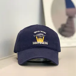 Baseball Cap Women Men Cat Fish Embroidery Snapback Hats For Women Dad Hat Female Couple Sunshade Outdoor Street Soft Top New