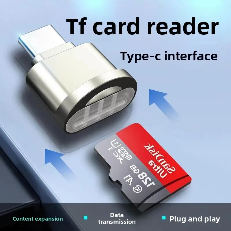 

Typec mobile phone card reader suitable for Apple mobile phone computer converter TF memory card adapter memory card