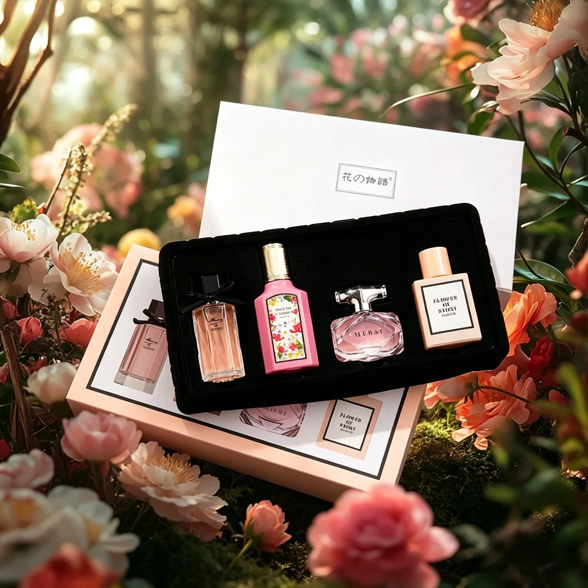

Floral notes, 30ml women's brand perfume gift box set – 4-piece, pheromone infused, long-lasting fragrance series