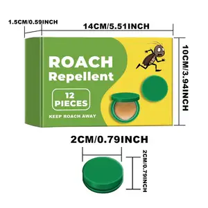 Köderstation Köder, Kakerlaken, Kakerlaken, wirksame Außengelfalle, Haushaltsküche, 12 Stück pro Schachtel 12 Verkauf von Chorizo -Bäckereien - №1
