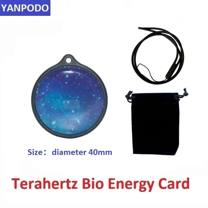 New Me 2500-3000 Negative Ions Card Round Card Quantum Energy Chip Terahertz Energy Bio Nano Nume Card