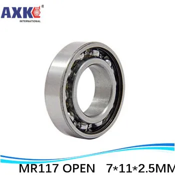 MR117 Bearing ABEC-5 7*11*2.5 mm Miniature MR117 - Open Ball Bearings L-1170 SMR117 MR117K SUS440C