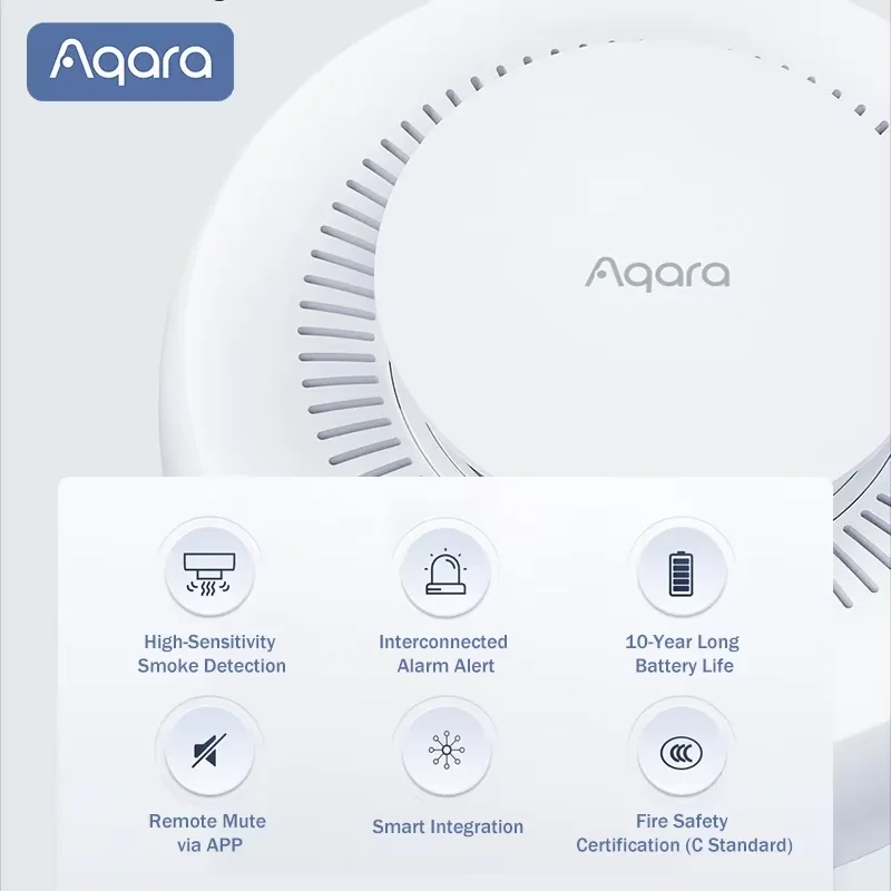 Умный детектор дыма Aqara для природного газа ZigBee, сигнализация об утечке газа, интеллектуальная связь, безопасность умного дома для Mi Home Homekit, приложение