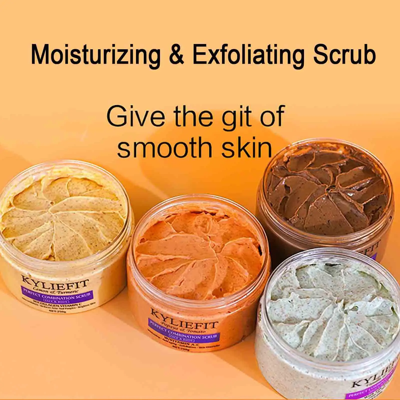 Perfect Combination Face & Body Scrub, Lightening, Moisturizing, Improves Dull Skin, Exfoliate, Clean Skin, Even Skin Tone