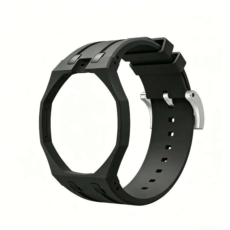 Biokeramik-Uhrengehäuse Silikonarmband Mod-Kit für Swatch X AP Royal POP Ersatz-Armband Modifikation Uhrenzubehör – Detail 6