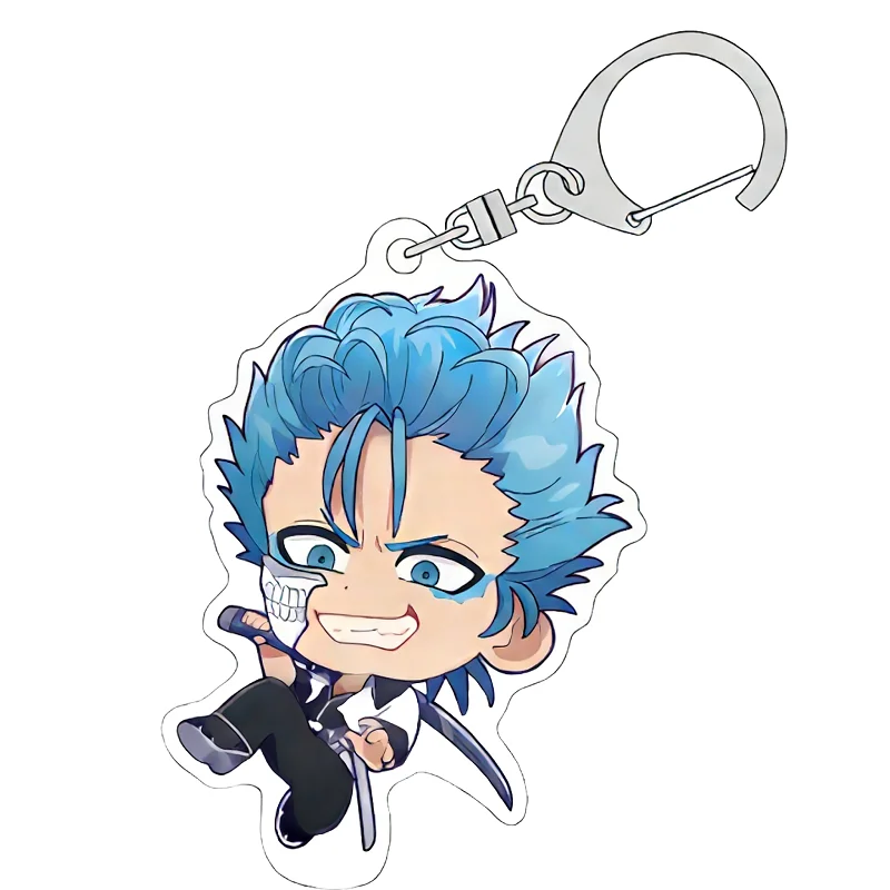 Anime BLEACH EX Acrylic Keychain, 6cm Ichigo Kurosaki Figure