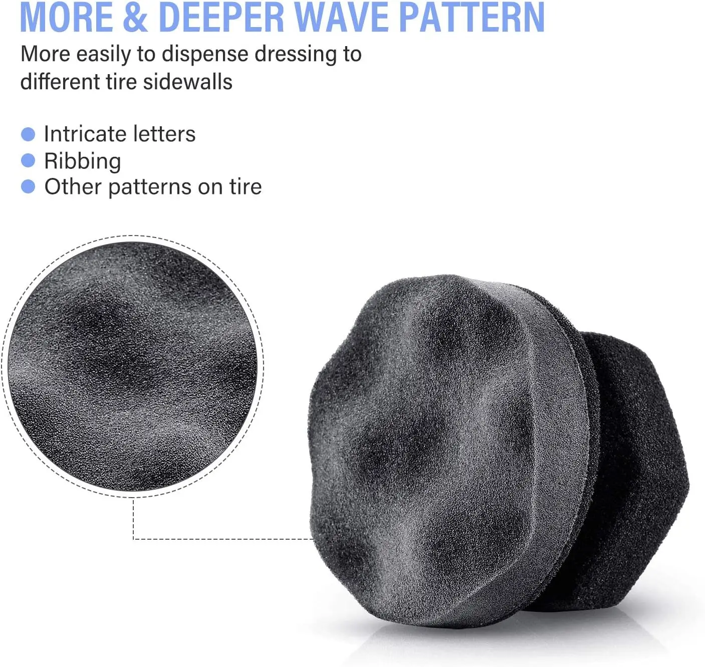 10 قطع الإطارات خلع الملابس قضيب قابل للغسل الإطارات تألق قضيب خلع الملابس الوسادة سيارة بالتفصيل رغوة الإسفنج قابلة لإعادة الاستخدام الإطارات الأنظف S #3