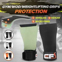 Empuñaduras de levantamiento de peso libre de tiza Hypalon, correas resistentes, ganchos de elevación de energía alternativa para calles de soporte de muñeca Deadlift