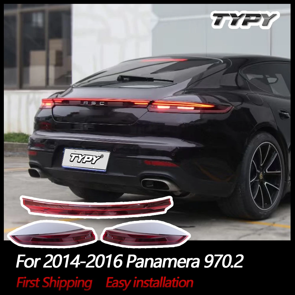 

TYPY Car Lights For Porsche Panamera Tail Light 970.2 LED Taillight Upgrade New Style Through-tail Light Plug Play