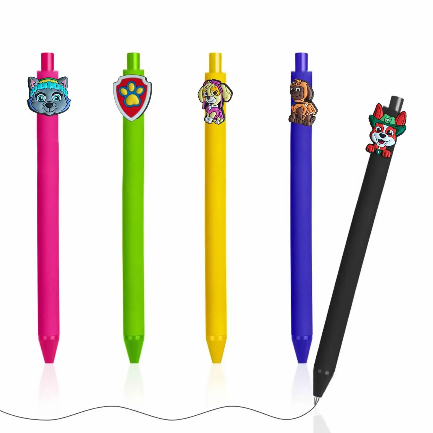 PAW Patrol Children's Cute Neutral Pen Kawaii Kid's Birthday Color Gift Cartoon Anime Merchandise Go To School Student Equipment