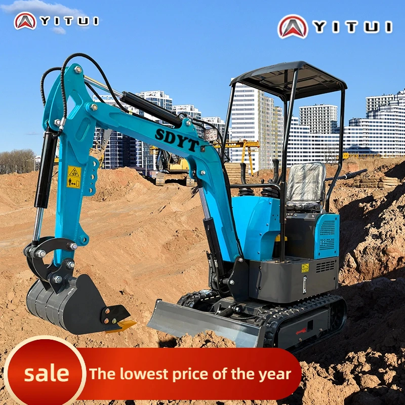 Miniescavadeira transfronteiriça personalizada de 1,5 toneladas de alta eficiência - CE Epa direto da fábrica para isolamento de cabine no inverno