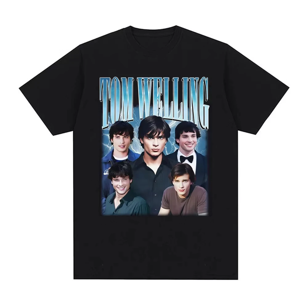 Tom Welling Movie Vintage 90s Graphic T-shirt Men Women Fashion Hip Hop High Street T Shirts O-Neck Short Sleeve Classic T Shirt
